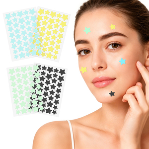 Patchs Hydrocolloïdes Étoile Pentagramme pour l'Acné – Nettoyage, Absorption et Couverture des Imperfections – Soin Visage Tous Types de Peau - Product Image 1