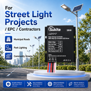 Controlador <span class=keywords><strong>Solar</strong></span> Sukite Dependable MPPT Boost 3260 3.2V 60W 30A para Alumbrado Público con Sensor para Proyectos <span class=keywords><strong>de</strong></span> Iluminación <span class=keywords><strong>Solar</strong></span> - Product Image 3
