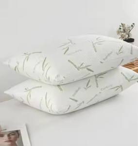 Grüner Bambus blatt ordner Baumwolle Luftkissen Kern Schutzhülle Nackens tütz kissen - Product Image 2