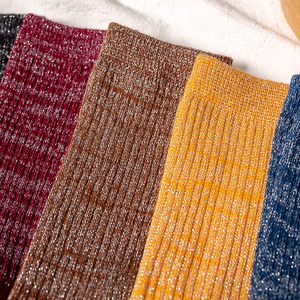 Calzini Sportivi Jiayao con Lurex Scintillante, Design Color Block Personalizzabile per Giovani - Product Image 3