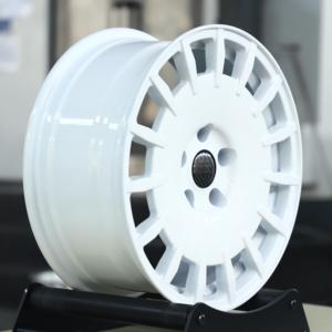 Jantes en alliage forgé <span class=keywords><strong>OZ</strong></span> Racing RALLY RACING RACE WHITE 17 18 19 20 22 pouces <span class=keywords><strong>5x100</strong></span> 5x112 pour AUDI TT A2 A3 S3 Maserati - Product Image 4
