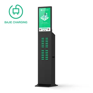24 Slots Portable Power Bank Mobile Charging Sharing Powerbank Station Kiosk