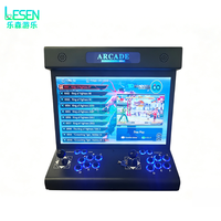 Machine d'arcade 22 pouces pour 2 joueurs, pliable 3D, double joystick, style King of Fighters, nostalgique, pour usage domestique et commercial, logo personnalisé OEM, vente en gros