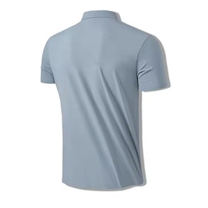 Polo pour homme de haute qualité, imprimé sur mesure, en coton respirant, sans couture, extensible, manches courtes, décontracté, grande taille - Product Image 2