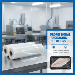 Rotolo di pellicola sottovuoto ad alta barriera per imballaggi di carne fresca, bistecca e frutti di mare - Product Image 2