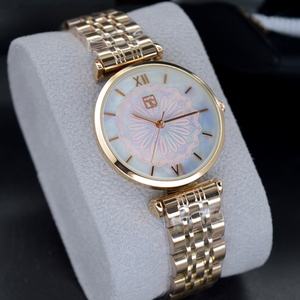 Montre pour femmes avec logo personnalisé OEM ODM, nouvelle montre de luxe pour femmes, étanche, en acier inoxydable, montre à quartz, montre-bracelet - Product Image 5