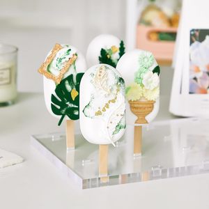 Giá đỡ bánh que 16 lỗ, giá đỡ que kem, giá đỡ bánh pop cho bàn tráng miệng, giá đỡ bánh bằng <span class=keywords><strong>acrylic</strong></span> trong suốt - Product Image 2