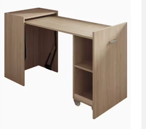 Modern Multifunctional, Simple, Portable, Folding Dining and Desk <b>Table</b>: New Telescopic Flip-Top <b>Space</b>-<b>Saving</b> Office Furniture - Product Image 5