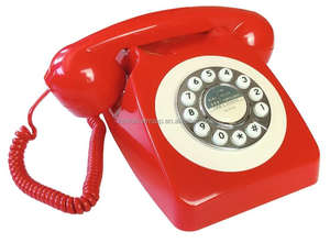 Téléphone classique Antique à cadran rotatif 1930s ancien <span class=keywords><strong>mode</strong></span> filaire téléphone d'affaires bureau à domicile téléphone fixe rétro Vintage - Product Image 5