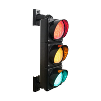 Feux de signalisation LED Cosyn 300 mm, alimentés par énergie solaire et réseau électrique, en PC et aluminium, rouge, jaune, vert, clignotants et fixes, pour applications routières et scolaires