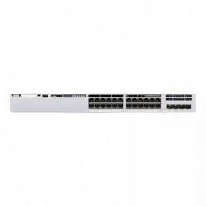 Commutateur réseau Internet géré Cisco C9300L-24P-4G-E 24 ports Ethernet PoE complet avec QoS et routage de couche 3 empilable - Product Image 4