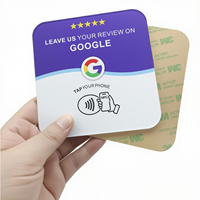 Autocollant NFC personnalisé, étiquettes NFC personnalisées, autocollant avec logo personnalisé pour Google ReseNas avec logo de marque, fournitures promotionnelles