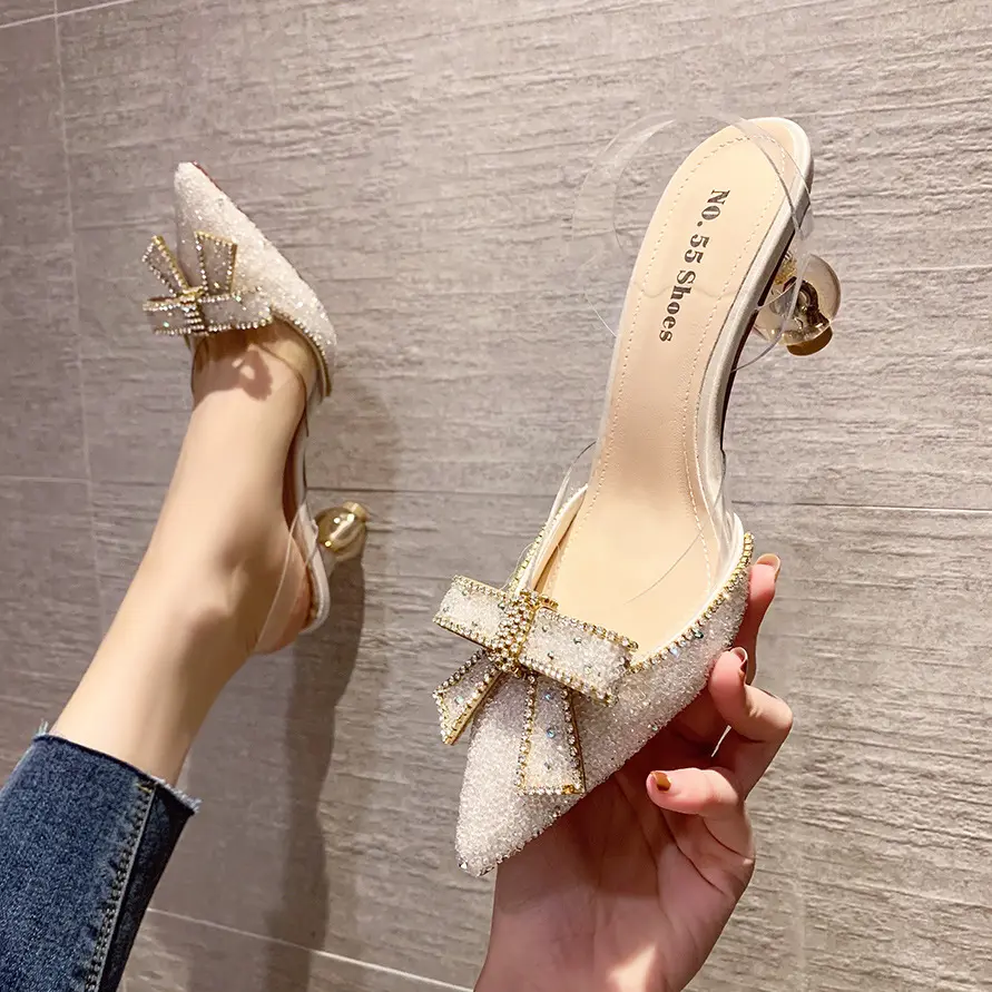 custom female wedding bridal pumps stiletto heels ladies bow high heels women high heels shoes