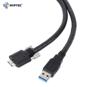 Cable USB 3.0 para Visión Artificial, Macho Tipo A a Macho Micro USB 3.0 con Conector de Bloqueo por Tornillo para Cámara Industrial - Product Image 2