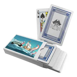 Set Van 54 Speelkaarten In Een Witte Kartonnen Doos Aangepaste Logo Relatiegeschenken Pc002 Klassieke Speelkaart In Voorraad