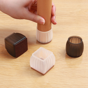 Phổ Bảng Bảo Vệ Bìa Chống Trượt Sàn Bảo Vệ Câm Vòng Vuông Ghế Chân Silicone Ghế Chân Miếng Đệm Đồ Nội Thất - Product Image 6