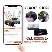 Vinilo Autoadhesivo para Automóviles TRGPPF Color Caramelo, Antiarañazos, Removible, con Protección UV, Autoregenerable, Garantía de 3 Años