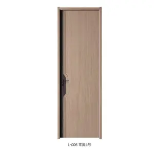 Chinese supplier indoor high quality waterproof wood door wpc doors assembly