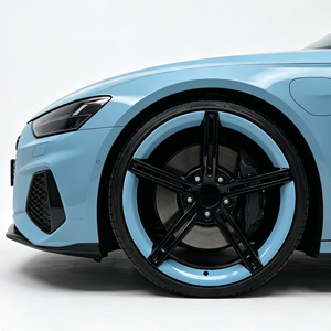 ล้อฟอร์จสีฟ้าอ่อนเงา ขอบสีดำ สำหรับรถยนต์ e40 ขนาด 19 20 21 22 23 24 นิ้ว 5x1143 5x120 - Product Image 4