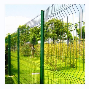 Clôture 3D pliante pour extérieur, enceinte soudée robuste, barrière anti-rouille pour grande <span class=keywords><strong>cour</strong></span> ou terrain ouvert - Product Image 3
