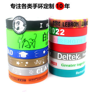 Pulseras de Silicona Impresas Personalizadas con Forma Geométrica, Decorativas, Resistentes a Desgarros, Promocionales - Product Image 2