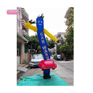<span class=keywords><strong>Muñeco</strong></span> inflable divertido bailarín de aire tubo hombre bailarín de aire para publicidad de lavado de coches - Product Image 3