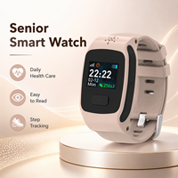 Montre de surveillance de la santé étanche avec signal GPS stable, rappel de médicaments, bracelet de suivi SOS pour les soins aux personnes âgées