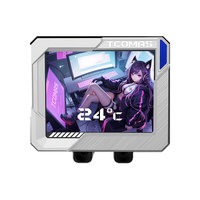 Refroidisseur de processeur tout-en-un TCOMAS LG700 PRO RGB à refroidissement liquide 360° avec contrôle de vitesse PWM LED, ventilateur en cuivre et aluminium 4 broches pour boîtier PC