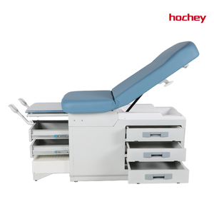 Cama <span class=keywords><strong>de</strong></span> Examen Ginecológico Económica Hochey con Respaldo Ajustable y 5 Cajones para Uso Clínico y Hospitalario - Product Image 5