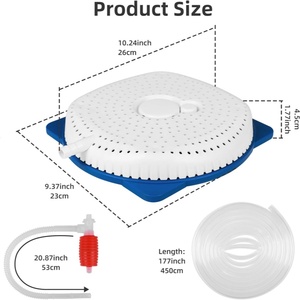 Kit de drainage pour membrane de couverture de <span class=keywords><strong>piscine</strong></span> avec <span class=keywords><strong>tuyau</strong></span> de 16 pieds et <span class=keywords><strong>pompe</strong></span> de drainage pour membrane de couverture - Product Image 2