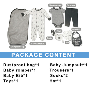 Ensemble de vêtements Pour nouveau-né en coton, vente en gros, <span class=keywords><strong>9</strong></span> pièces - Product Image 5