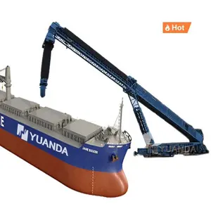 Feste Gummireifen mobile 3000tph Tele stacker Kohle zum Versand Hafen Hafen Fracht kahn Schiff kontinuierliche Ladeband Fördersystem