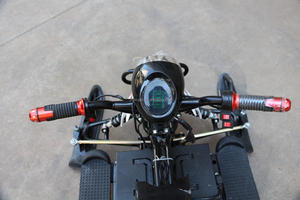 Scooter des neiges avec batterie 48V 20Ah 800W, klaxon/lumière/trois vitesses, modèle Racer Snowmobile 1939 48V 800W - Product Image 2