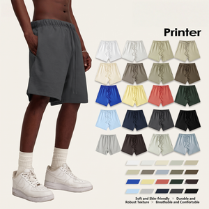 Custom Logo Heavyweight 380Gsm Fleece Acid Wash Short Men Blank Streetwear Vintage Y2K Sweat Shorts Manufacturer TKAN7726 - Product Image 1