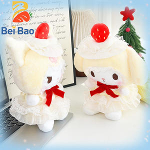 ตุ๊กตากระต่ายหูห้อยน่ารัก ขนาด 8 นิ้ว พร้อมโบว์ผูกผม ของเล่นตุ๊กตาขนนุ่ม เหมาะสำหรับเป็นของขวัญวันเกิด - Product Image 5