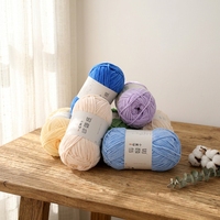 Stock Cute Bean 50G Dyed Chunky Chenille Type 100% Polyester Yarn for Hand Knitting Blankets Bags Pillows High Tenacity