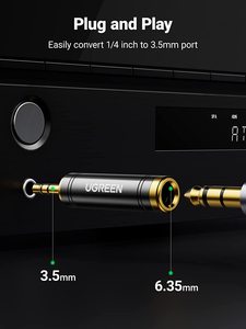Adaptador de <span class=keywords><strong>cable</strong></span> de audio estéreo UGREEN AV68 de 3.5mm macho a 2 RCA hembra, adaptador RCA chapado en oro, adaptador de <span class=keywords><strong>cable</strong></span> para auriculares - Product Image 5