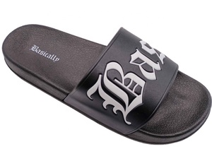 Nuevas Sandalias de Hombre Personalizadas de Fábrica <span class=keywords><strong>China</strong></span>, Calzado de PVC Negro, Diseño en Relieve, Forro de Malla Impermeable, para Verano y Exteriores - Product Image 5