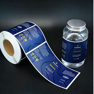 Étiquettes autocollantes rectangulaires personnalisables, imperméables, UV, pour l'emballage des bouteilles, fabricant d'étiquettes personnalisées professionnelles - Product Image 1