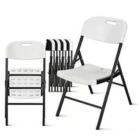 Tables et chaises pliantes portables, en plastique, pour loisirs, bureaux, cours de formation, chaises, fêtes barbecue, mobilier d'hôtel extérieur