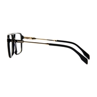 Montura de Gafas Ópticas de Acetato de Marco Completo con Diseño de Doble Viga, Textura Clásica y Versátil, Elegante para Unisex RDA10179