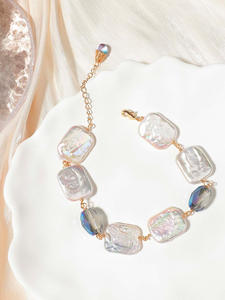 Elegante Collar de Perlas Geométricas de Moda, Collar de Cuentas de Plástico Circulares, Gargantilla Vintage, Conjuntos de Joyería Chapados en Oro de 18k para Mujer - Product Image 3