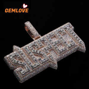 Collar Hip Hop para Hombre GEMLOVE con Colgante, Conjunto de Joyería y Accesorios de Moda Hip Hop - Product Image 2