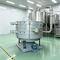 QINNY Tamiseur circulaire oscillant en acier inoxydable 304 de qualité alimentaire pour fruits secs et légumes en poudre