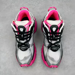 รองเท้าผ้าใบผู้ชายคุณภาพสูง ดีไซน์หรูหรา สไตล์ลำลอง เดินสบาย หนังแก้วผสมผ้าตาข่าย - Product Image 5