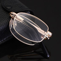 Lunettes de lecture pliables avec étui portable, ajustement standard, pour hommes et femmes