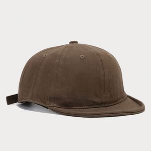 Casquette de baseball vintage sportive style urbain pour femme, personnalisée, à visière courte, avec logo, tendance, délavée, pour couple, style utilitaire - Product Image 5