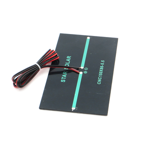 5.5V 1.6Watt Met 100Cm Verlengkabel Zonnepaneel Polykristallijn Silicium Diy Acculader Module Mini Zonnecel Draad Speelgoed - Product Image 2