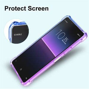 Pour <span class=keywords><strong>Sony</strong></span> <span class=keywords><strong>Xperia</strong></span> 5 10 IV I II III housse de téléphone de luxe dégradé coloré antichoc Flexible sacs de téléphone portable - Product Image 3