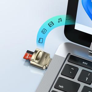 SAMZHE Zinklegering Multi-In-One Type-C Telefoonkaartlezer Mini Adapter Micro SD/TF Geheugenkaart voor Android Telefoon Apple 17/16/15 - Product Image 5